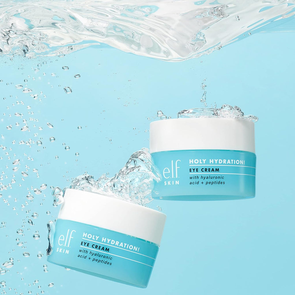 e.l.f. SKIN Holy Hydration! Eye Cream. Rich Hydrating Eye Cream For Minimizing Dark Circles. Infused With Hyaluronic Acid. Vegan & Cruelty-free