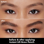 e.l.f. Instant Lift Brow Pencil. Dual-Sided. Neutral Brown | Retractable Precision-Tip Brow Pencil with Grooming Spoolie for Buildable Natural-Looking Color. Vegan & Cruelty-Free