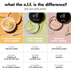 e.l.f. C-Brightening Putty Primer. Makeup Primer For Brightening & Evening Out Skin Tone. Enriched With Vitamin C. Universal Sheer (Packaging May Vary)