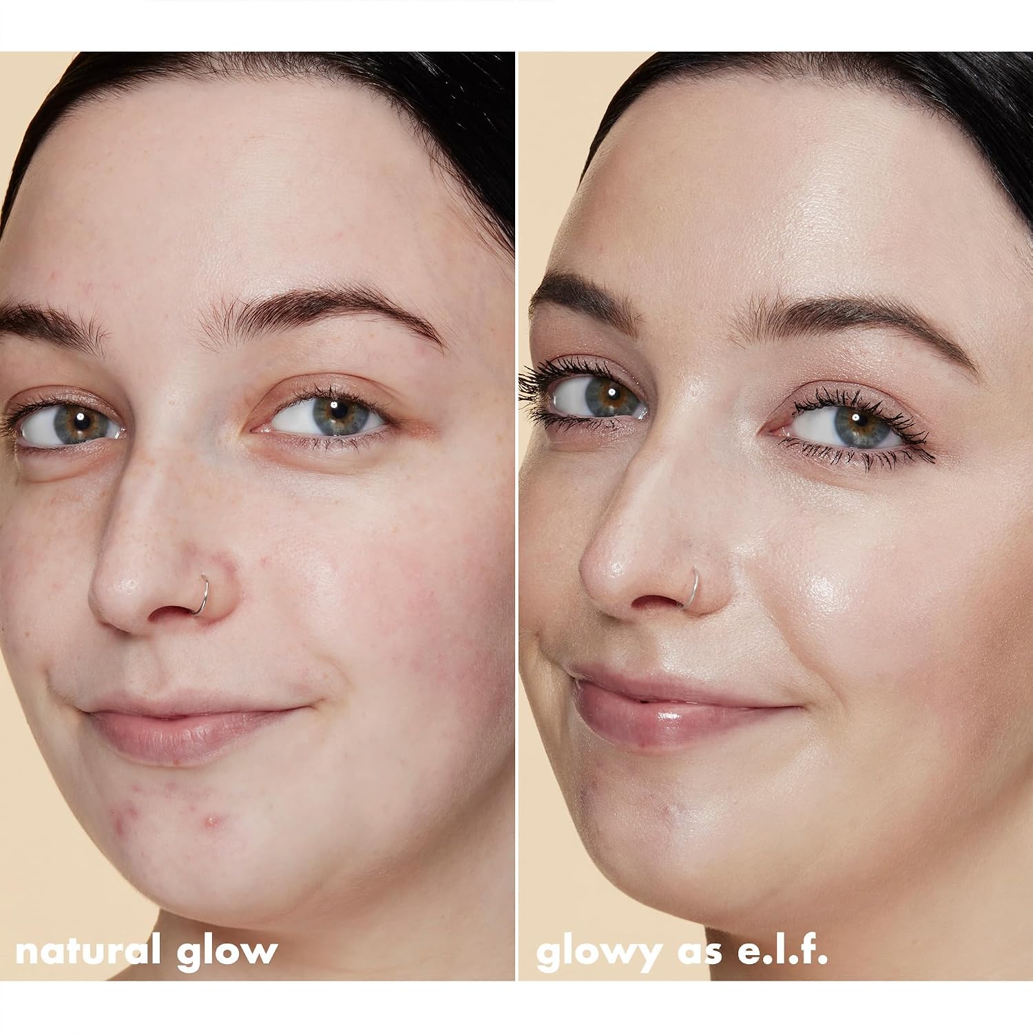 e.l.f. Halo Glow Liquid Filter. Hydrating Complexion Boost. 0 Fair | Soft Focus. Luminous Natural Glow for Face & Body. Infused with Hyaluronic Acid & Squalene. Vegan & Cruelty-Free