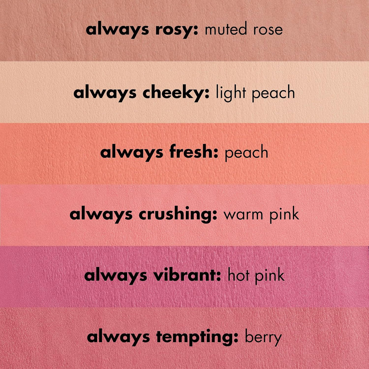 e.l.f. Primer-Infused Matte Blush. Always Crushing | Long-Lasting. Lightweight & Buildable Powder Blush. Delivers A Matte Finish. Vegan & Cruelty-Free