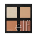 e.l.f. Contour Palette. 4 Shades. Customizable. Easy to Apply. Sculpts. Shades. Brightens. Light/Medium. Infused with Vitamin E. All-Day Wear. 0.56 Oz