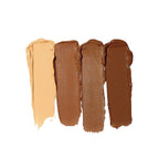 e.l.f. Cream Contour Palette. 4 Shades. Easy to Apply. Blendable. Buildable. Highlights. Contours. Sculpts. Sharpens. Bronzes. Compact. All-Day Wear. Travel-Friendly. 0.43 Oz