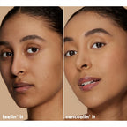 e.l.f. Hydrating Camo Concealer. Full Coverage. Tan Sand | Satin Finish. Under-Eye & Blemish Coverage. Hydrating Formula. Long-Lasting Wear. Non-Creasing. Vegan & Cruelty-Free
