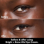 e.l.f. SKIN Bright + Brew-tiful Eye Cream. Helps Brighten Appearance Of Undereye Dark Circles & Repair Puffiness. Vegan & Cruelty-Free