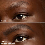 e.l.f. Micro-Fine Brow Pencil. Black | Waterproof Brow Color & Spoolie For Shaping Brows & Creating A Feathered Natural-Looking Finish. Vegan & Cruelty-Free