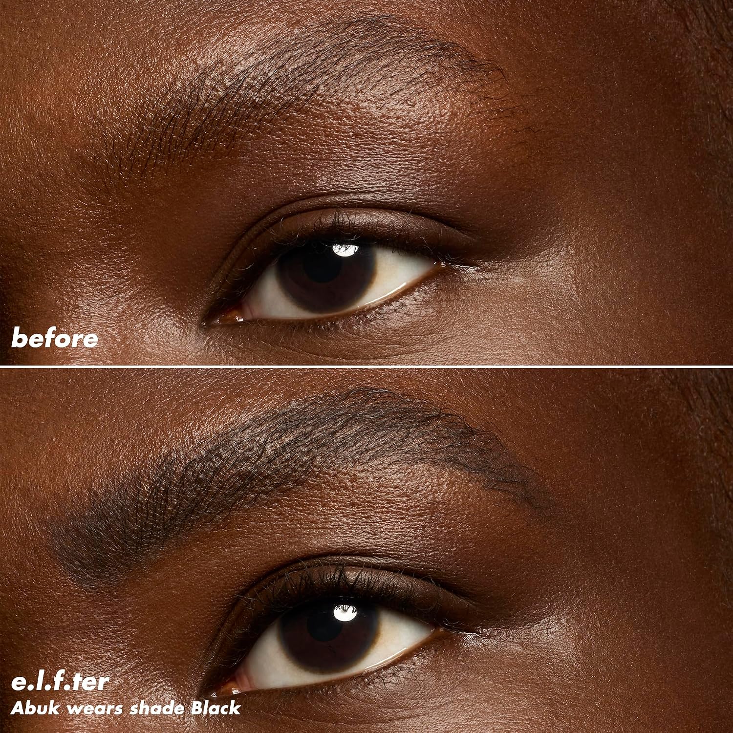 e.l.f. Micro-Fine Brow Pencil. Black | Waterproof Brow Color & Spoolie For Shaping Brows & Creating A Feathered Natural-Looking Finish. Vegan & Cruelty-Free