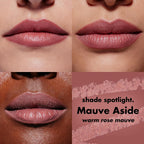e.l.f. Cream Glide Lip Liner. Creamy High-Pigment. Mauve Aside | Semi-Matte Finish. Creamy Application. Smooth Glide Lip Pencil. Defines & Shapes. Vegan & Cruelty-Free