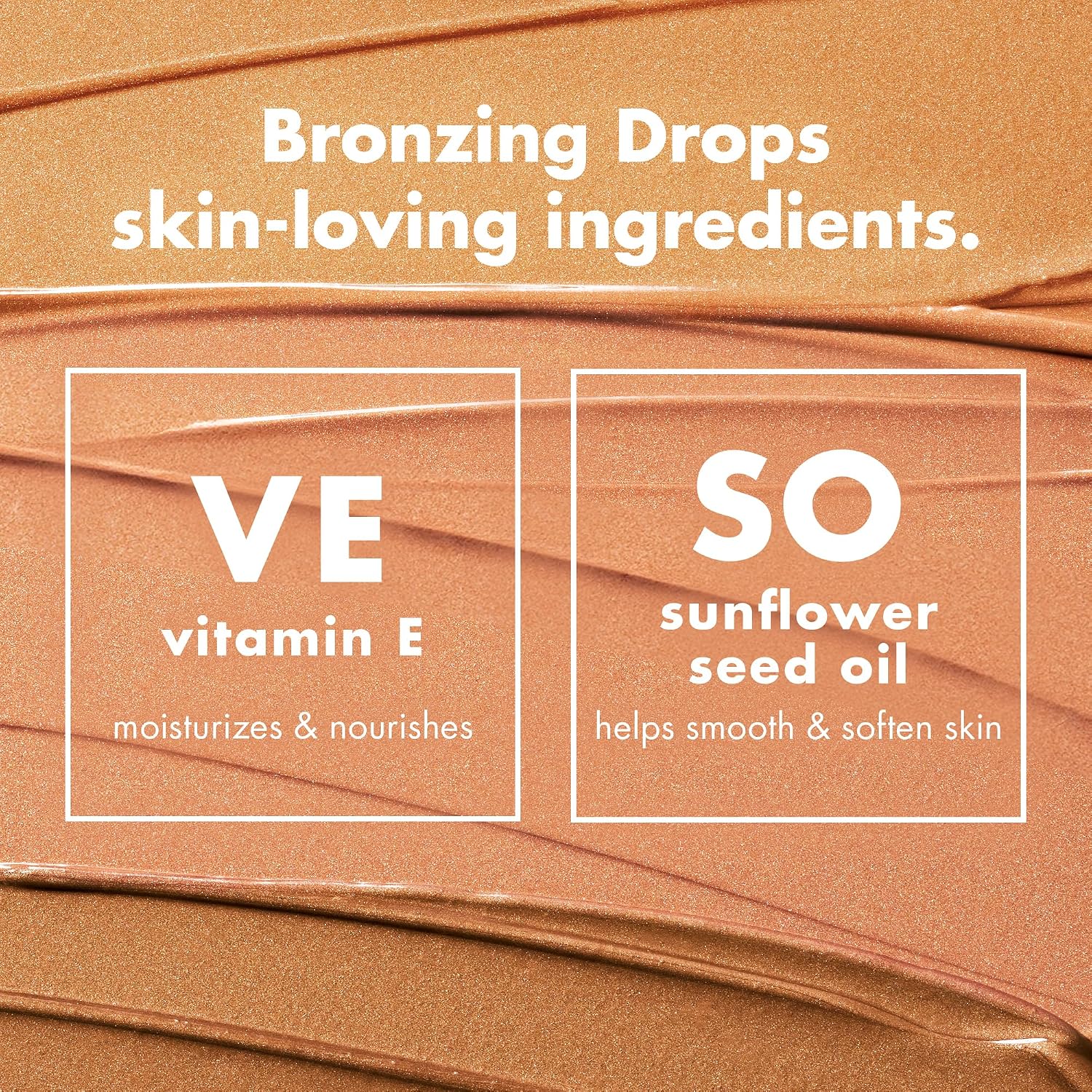 e.l.f. SKIN Bronzing Drops. Pure Gold (Golden Bronze Shimmer) | Liquid Face Tinted Serum with Vitamin E & Sunflower Oil. Shimmer Finish. Vegan & Cruelty-Free. Pure Gold