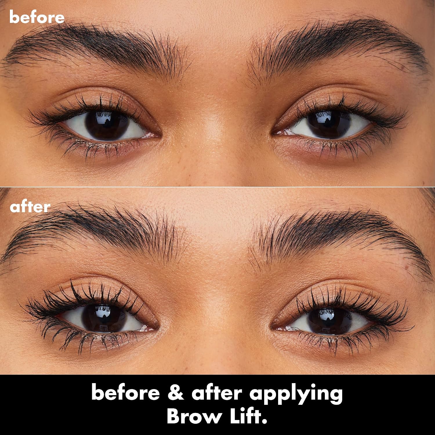 e.l.f. Brow Lift. Clear Eyebrow Shaping Wax For Holding Brows In Place. Creates A Fluffy Feathered Look. Vegan & Cruelty-Free. Clear