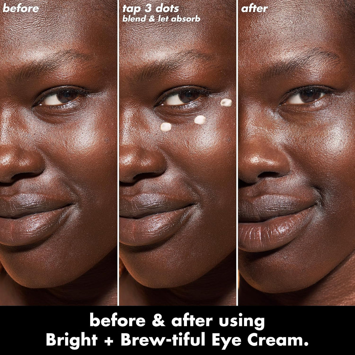 e.l.f. SKIN Bright + Brew-tiful Eye Cream. Helps Brighten Appearance Of Undereye Dark Circles & Repair Puffiness. Vegan & Cruelty-Free